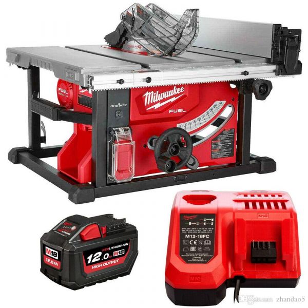 Milwaukee battery on sale table saw